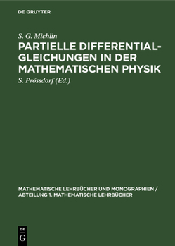 Hardcover Partielle Differentialgleichungen in Der Mathematischen Physik [German] Book