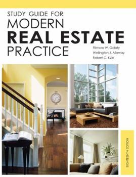 Paperback Study Guide for Modern Real Estate Practice Book