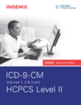 Paperback 2009 Educational ICD-9-CM Volumes 1, 2 & 3 & HCPCS Level II Book