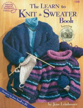 Paperback The Learn to Knit a Sweater Book
