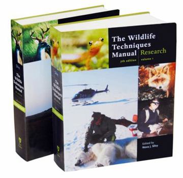 Hardcover The Wildlife Techniques Manual: Volume 1: Research. Volume 2: Management 2-Vol. Set Book