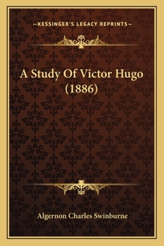 Paperback A Study Of Victor Hugo (1886) Book