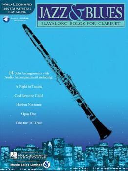 Paperback Jazz & Blues - Play-Along Solos for Clarinet Book/Online Audio Book