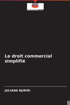 Paperback Le droit commercial simplifié [French] Book