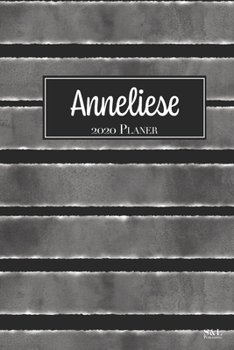 Paperback Anneliese 2020 Planer: A5 Minimalistischer Kalender Terminplaner Jahreskalender Terminkalender Taschenkalender mit Wochen?bersicht [German] Book