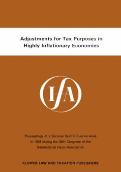 Paperback Adjustments for Tax Purposes in Highly Inflationary Economies Book