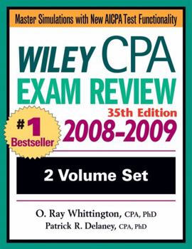 Paperback Wiley CPA Examination Review 2008-2009 Book