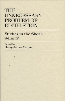 Hardcover Unnecessary Problem of Edith Stein Book