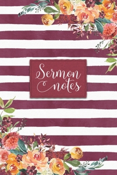 Sermon Notes Journal: An Inspiring Christian Worship Tool To Record, Remember And Reflect - Paprika (Prompted Church Journals)