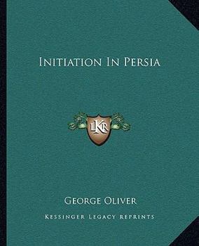 Paperback Initiation In Persia Book