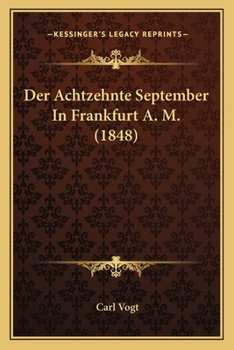 Paperback Der Achtzehnte September In Frankfurt A. M. (1848) [German] Book