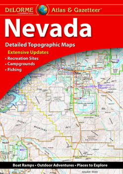 Hardcover Delorme Atlas & Gazetteer: Nevada Book