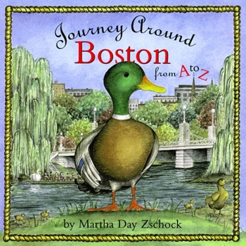 Hardcover Journey Around Boston from A to Z Book