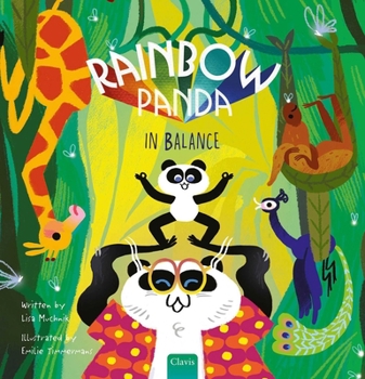 Hardcover Rainbow Panda in Balance Book