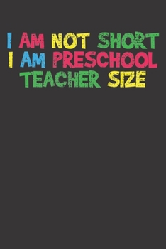 Notebook: Funny Preschool Teacher Kindergarten Dot Grid 6x9 120 Pages