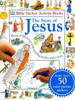 Paperback Bible Sticker Activity Books: Story Of Jesus Book