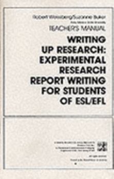 Paperback Writing Up Research: Instructor's Manual Book