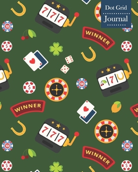 Dot Grid Journal: Notebook Planner with Unique Casino Themed Cover Design