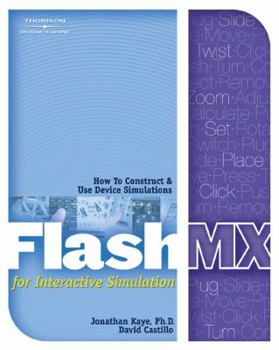 Paperback Flash MX for Interactive Simulation Book