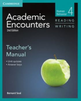 Paperback Academic Encounters Level 4 Teacher's Manual Reading and Writing Book