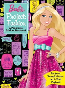 Paperback Barbie Fabulous Fashion: Panorama Sticker Storybook Book