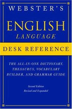 Hardcover Webster's English Language Desk Reference Book