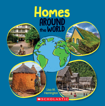 Hardcover Homes Around the World (Around the World) Book