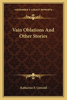 Paperback Vain Oblations And Other Stories Book