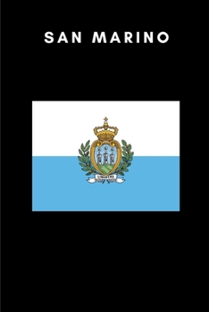 Paperback San Marino: Country Flag A5 Notebook to write in with 120 pages Book