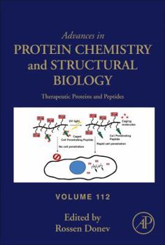 Hardcover Therapeutic Proteins and Peptides: Volume 112 Book