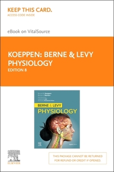 Printed Access Code Berne and Levy Physiology Elsevier eBook on Vitalsource (Retail Access Card) Book