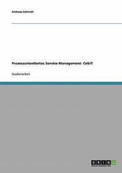 Paperback Prozessorientiertes Service Management: CobiT [German] Book