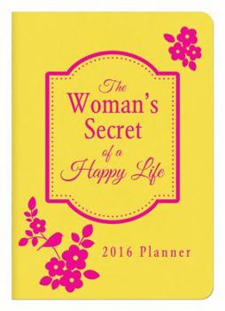 Imitation Leather 2016 Planner the Woman's Secret of a Happy Life Book