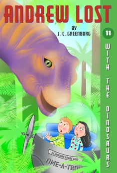 Paperback Andrew Lost #11: With the Dinosaurs Book