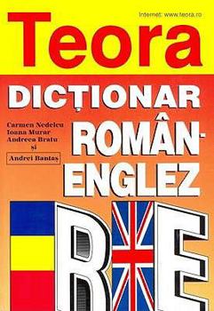 Hardcover Teora Romanian-English Dictionary Book