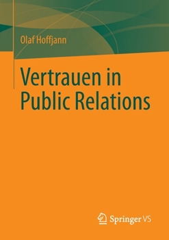 Paperback Vertrauen in Public Relations [German] Book
