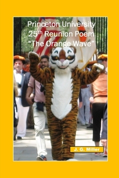 Paperback Princeton University 25th Reunion Poem "The Orange Wave" Book