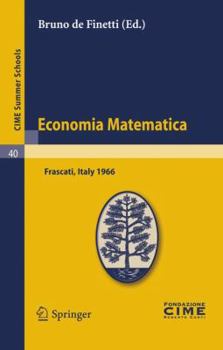 Paperback Economia Matematica: Frascati, Italy 1966 Book