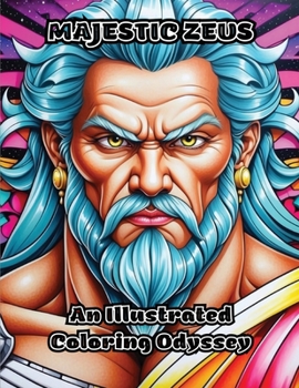 Paperback Majestic Zeus: An Illustrated Coloring Odyssey Book
