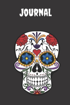 Journal: Blank Lined Notebook To Write In With Mexican Painted Skull | 6x9 | 110 pages