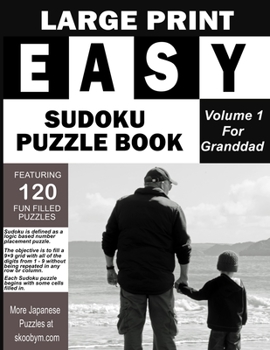 Paperback LARGE PRINT EASY SUDOKU PUZZLE BOOK Volume 1: Featuring 120 Fun Filled Puzzles, including a special work area [Large Print] Book