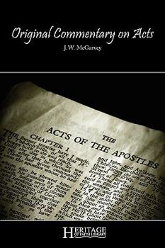 Paperback Original Commentary on Acts Book