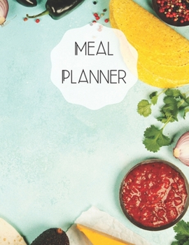 Meal Planner: Track and plan your food weekly, contains shopping list
