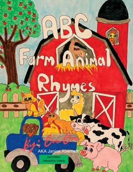 Paperback ABC Farm Animal Rhymes Book