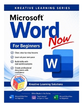 Paperback Microsoft Word Now for Beginners Book