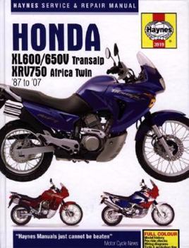 Honda XL600/650V Transalp & XRV750 Africa Twin '87 to '07 (Haynes Service & Repair Manual)