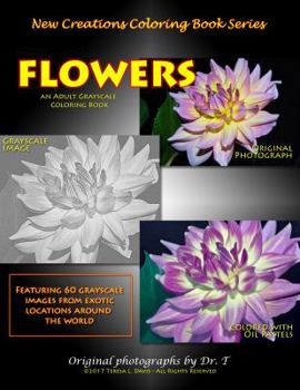 Paperback New Creations Coloring Book Series: Flowers Book