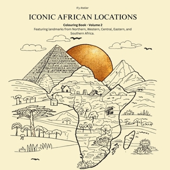 Paperback Iconic African Locations Colouring Book Volume 2 Book