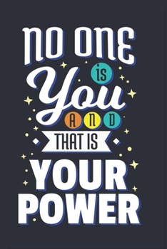 No One Is You And That Is Your Power: Feel Good Reflection Quote for Work | Employee Co-Worker Appreciation Present Idea | Office Holiday Party Gift Exchange