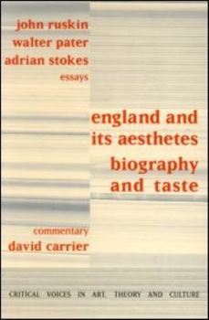 Paperback England and its Aesthetes: Biography and Taste Book